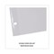 Universal 11 in. x 8.5 in. 10-Tab Deluxe Table of Contents Dividers for Printers - White (6/Pack)